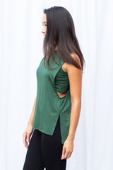 Courtney Layered Tank (Fern) - M