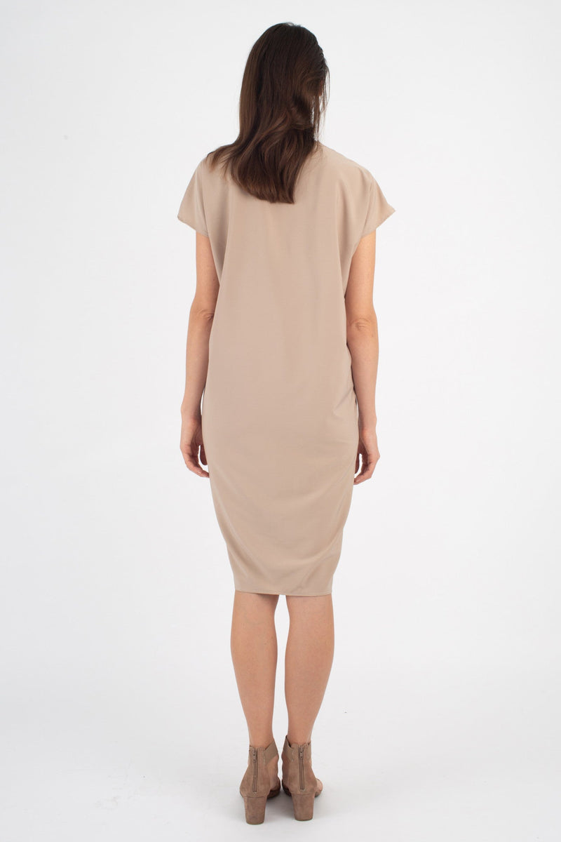 Filipa Tie Dress (Buttercream) - XS