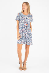 Harper Paneled Dress (Rising Tides) - S