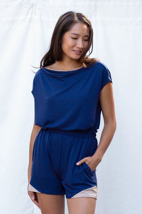 Emily Day Short (Navy/Cocoa) - S