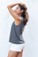 Michael Racer Tank Top (Charcoal) - L