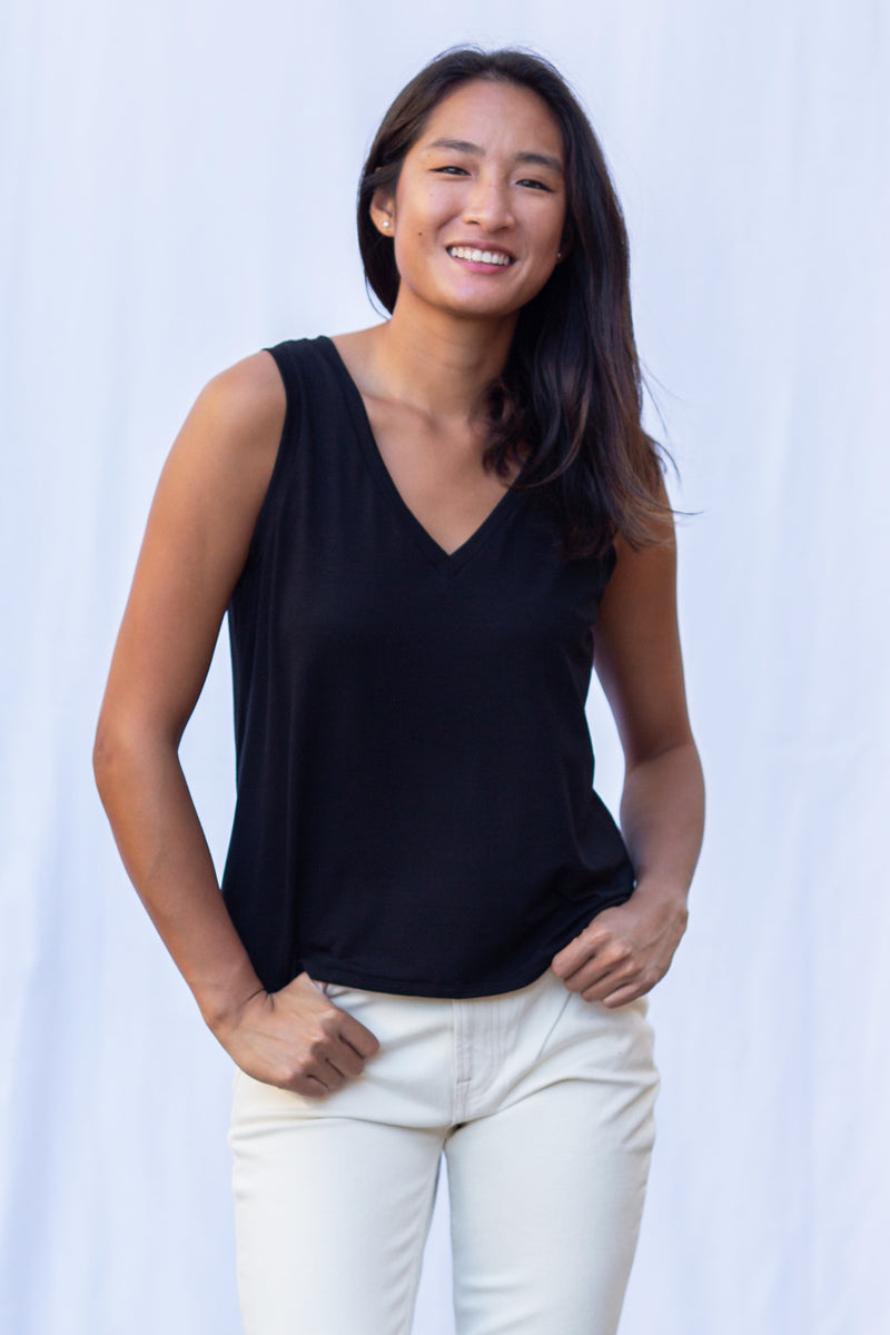 Nikki Tank Top (Black) - L