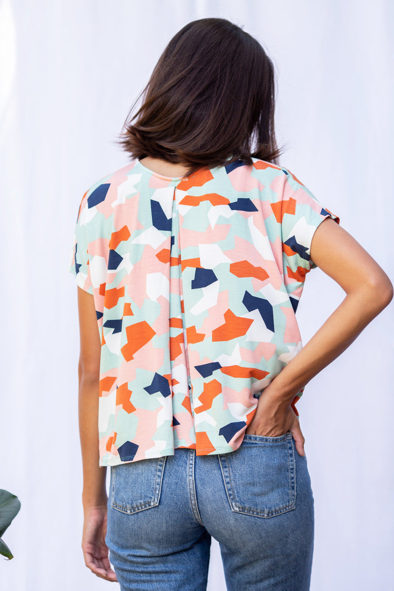 Alisa Box Pleat Top (Kaimana) - M