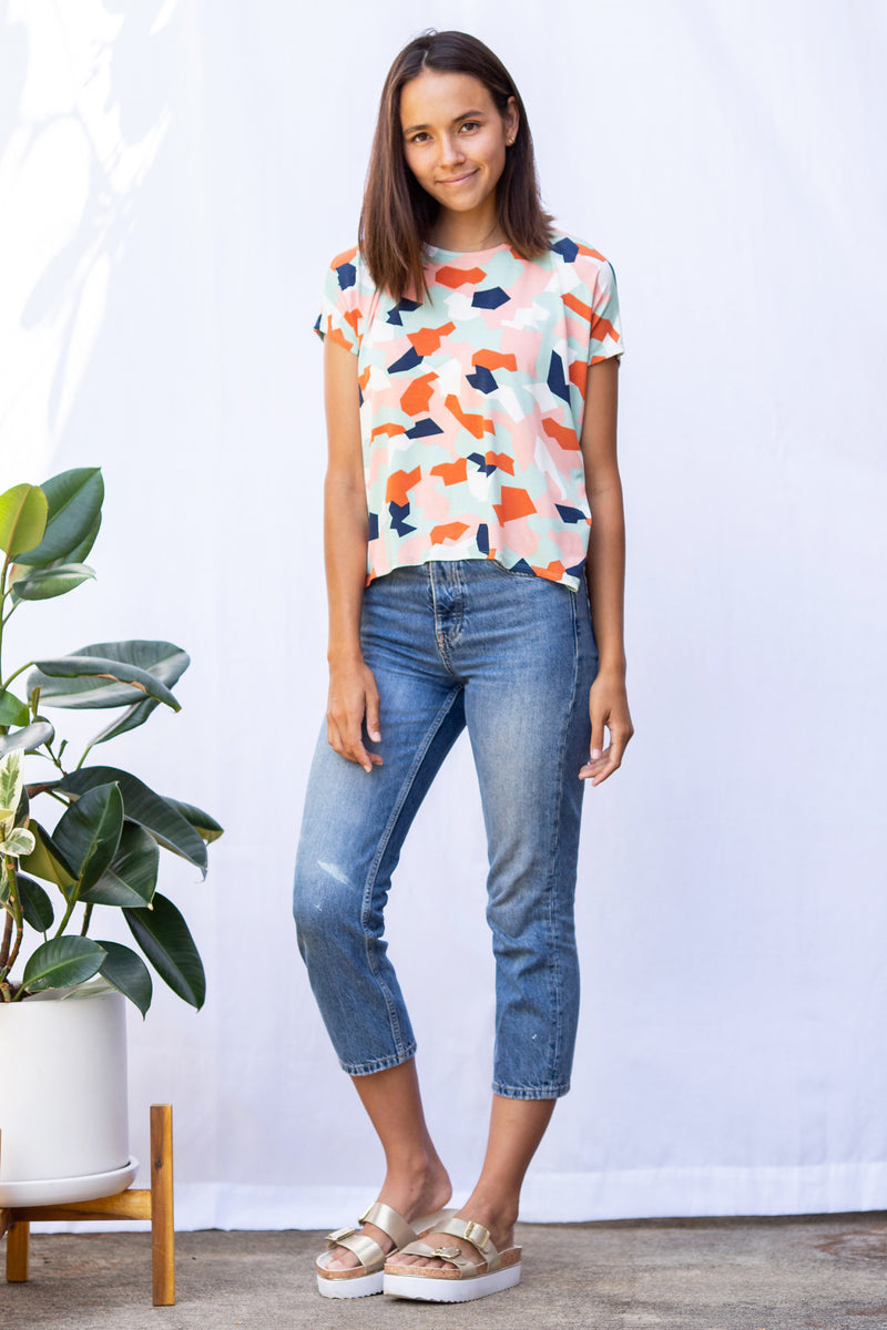 Alisa Box Pleat Top (Kaimana) - M