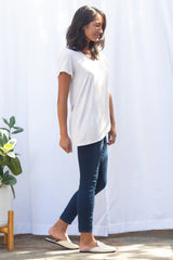 Gemma Asymmetrical Tunic (Oatmeal) - M