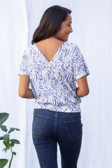 Luna Wrap Top (Wandering Lavender) - S