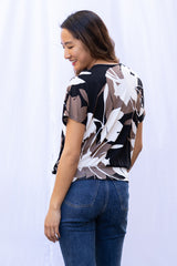 Luna Wrap Top (Orchid Shadow) - S