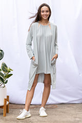 Dayna Duster (Sage Stripe) - XS
