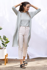 Dayna Duster (Sage Stripe) - XS