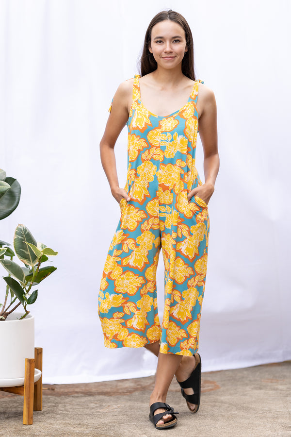 Paisley Jumpsuit (Golden Bloom) - M