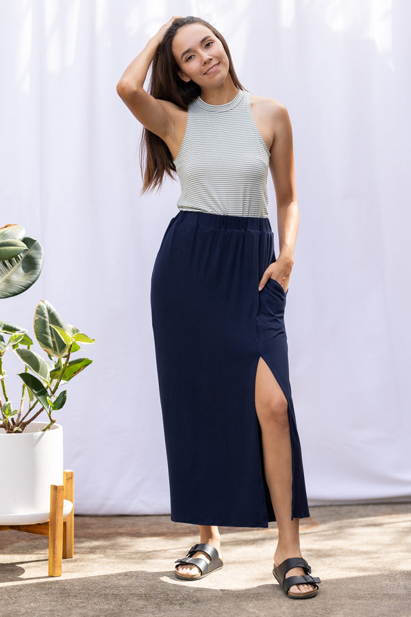 Penny Skirt (Navy) - XXS
