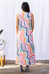 Elaine Maxi (Retro Rainbow) - M