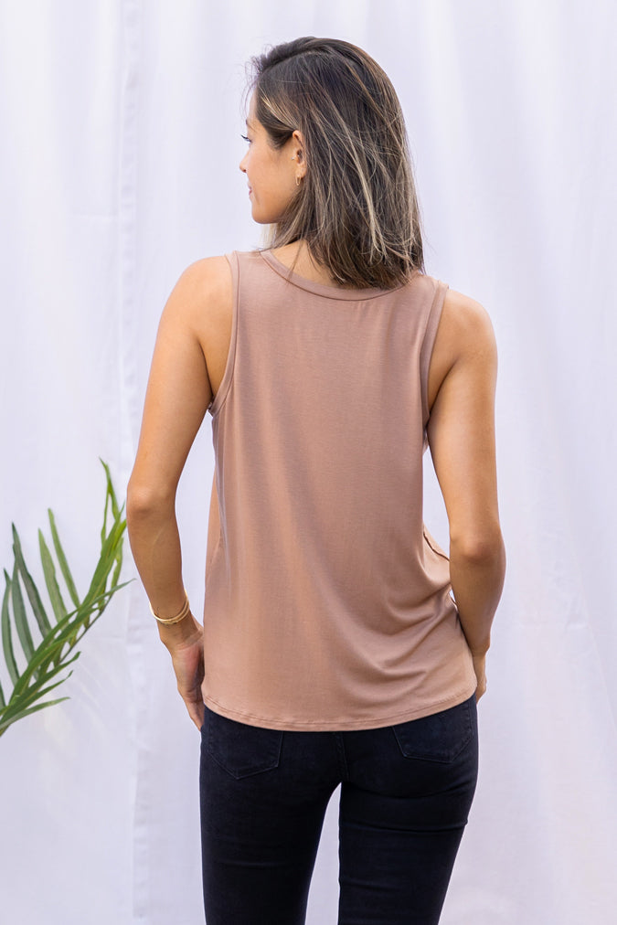 Nikki Tank Top (Hazelnut)