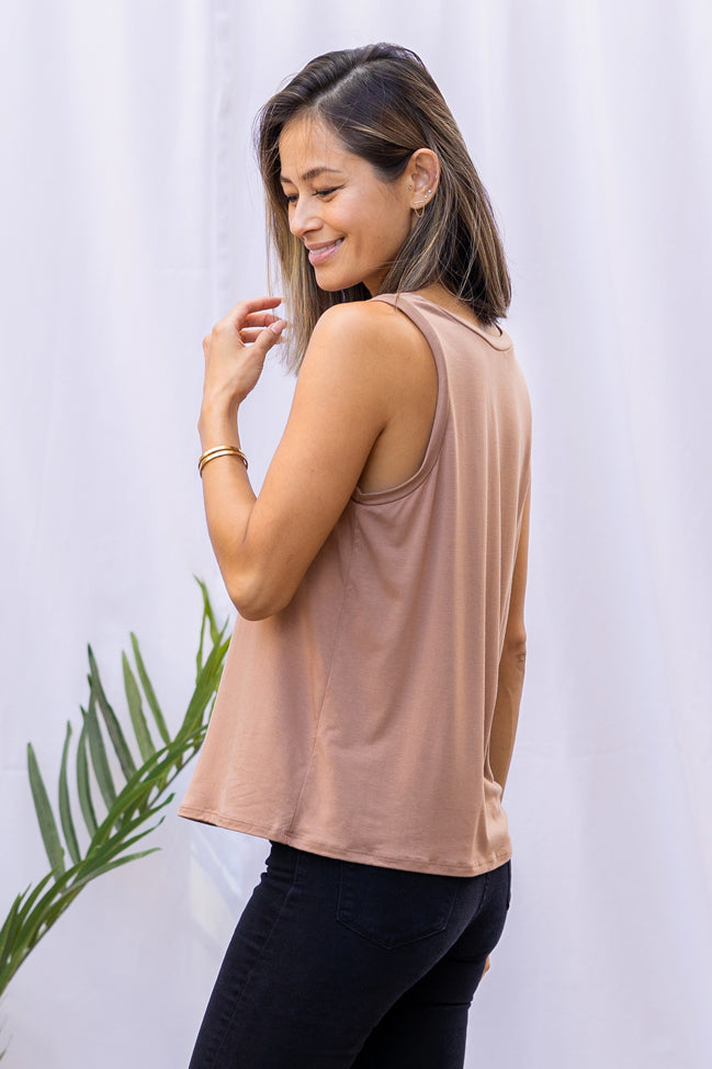 Nikki Tank Top (Hazelnut)