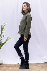 Perry Teddy Jacket (Olive) - S