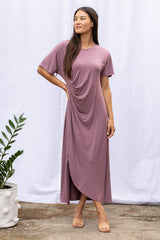 Ricky Asymmetrical Dress (Belladonna) - XS