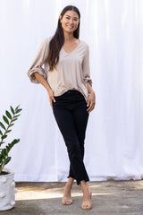 Vivian Blouse (Cocoa) - S