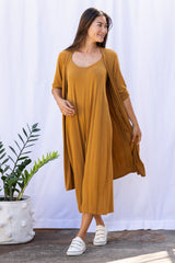 Paisley Jumpsuit (Cognac) - L