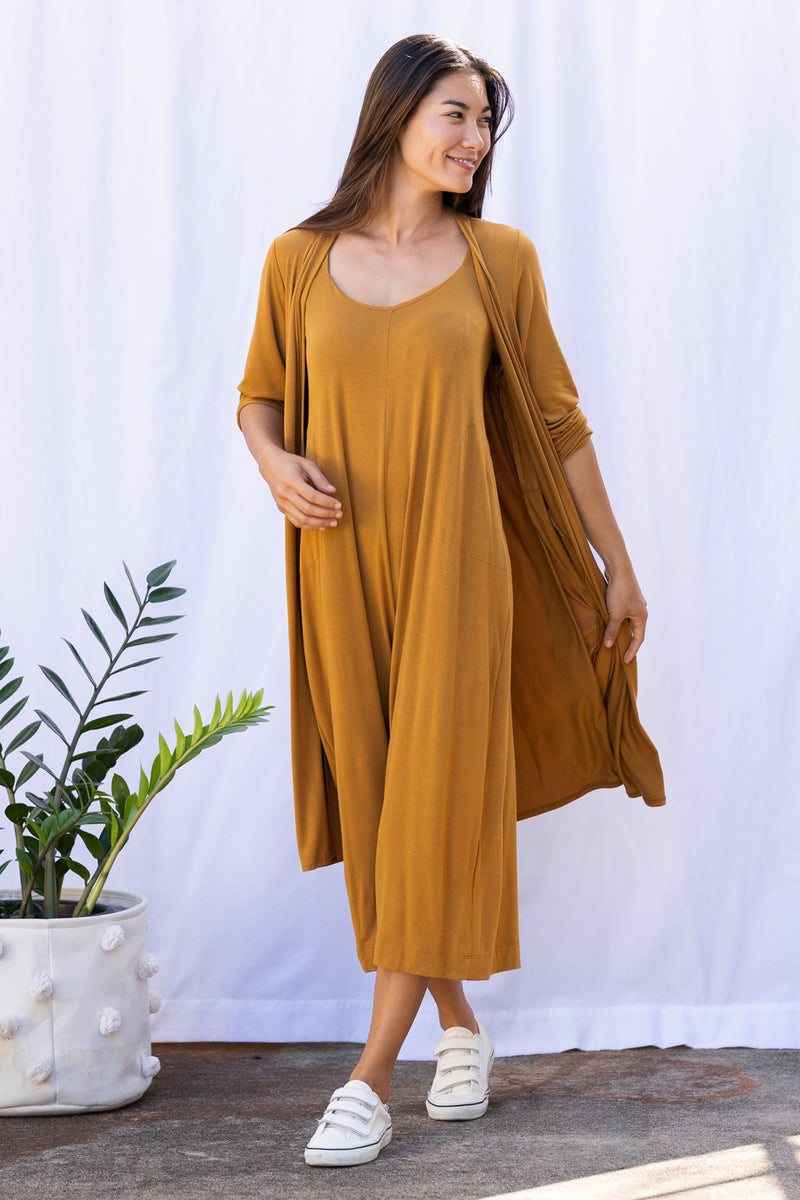 Paisley Jumpsuit (Cognac)