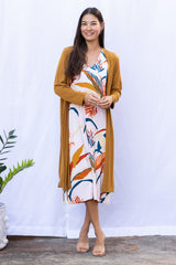 Lissa Twist-Back Midi Dress (Lehua) - M