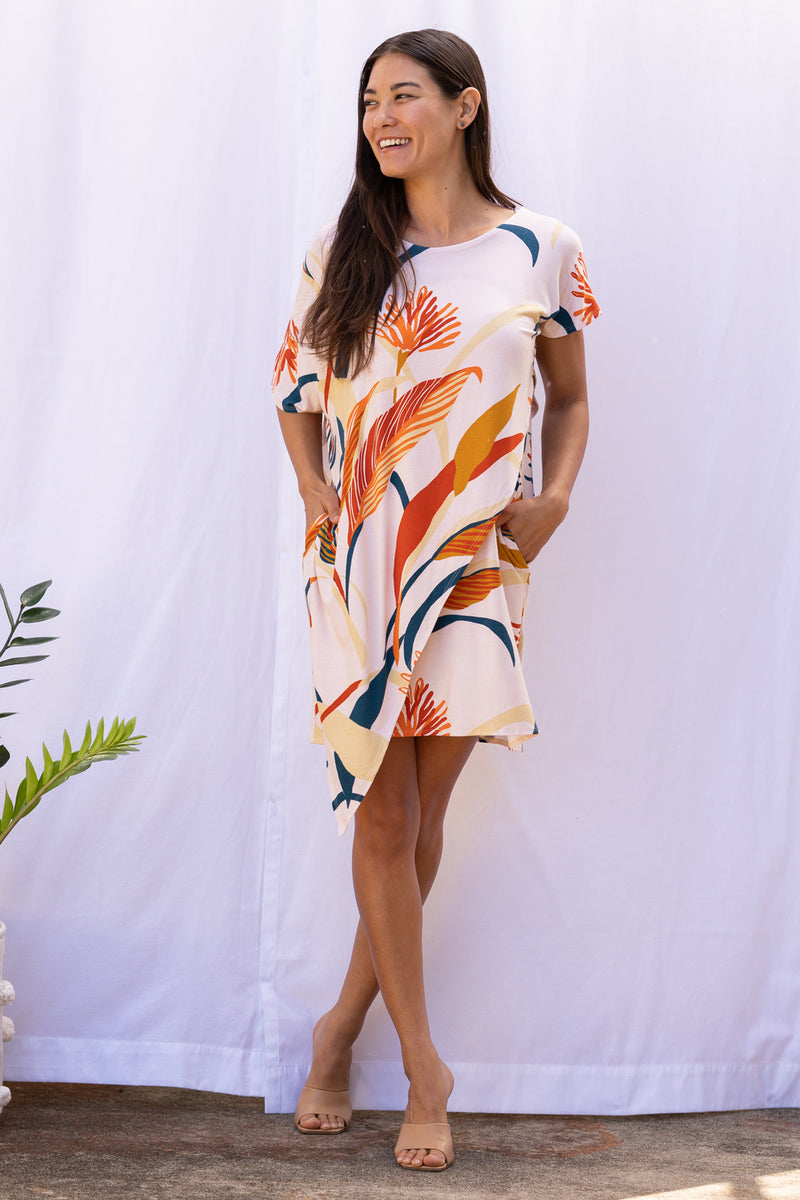 Sienna Asymmetrical Dress (Lehua)