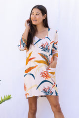 Tracy T-Shirt Dress (Lehua) - S