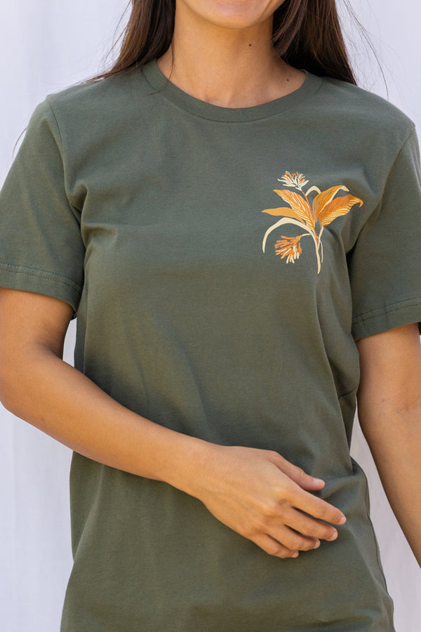 Unisex Tee (Olive Lehua)