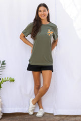 Unisex Tee (Olive Lehua)