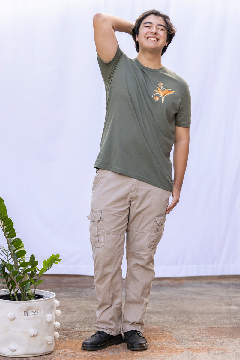 Unisex Tee (Olive Lehua)