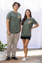 Unisex Tee (Olive Lehua)