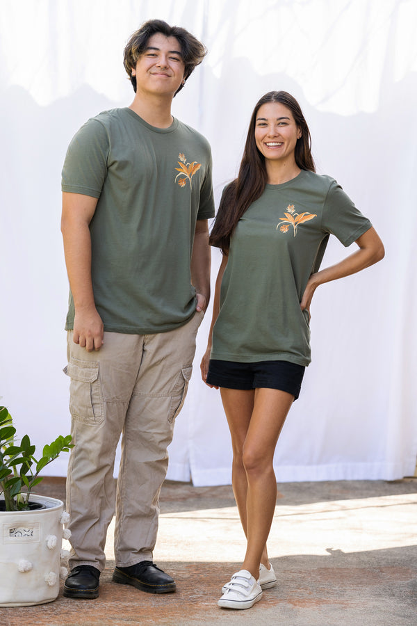 Unisex Tee (Olive Lehua)