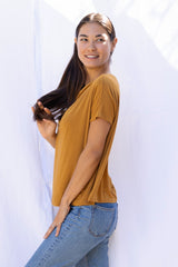 Brooke Top (Cognac) - S