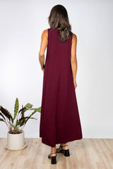 Elaine Maxi (Black Cherry) - S