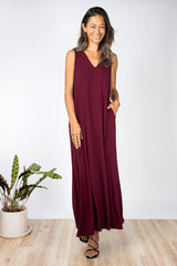 Elaine Maxi (Black Cherry) - S