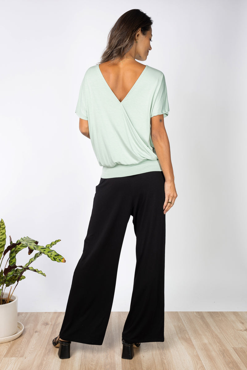 Luna Wrap Top (Seafoam)