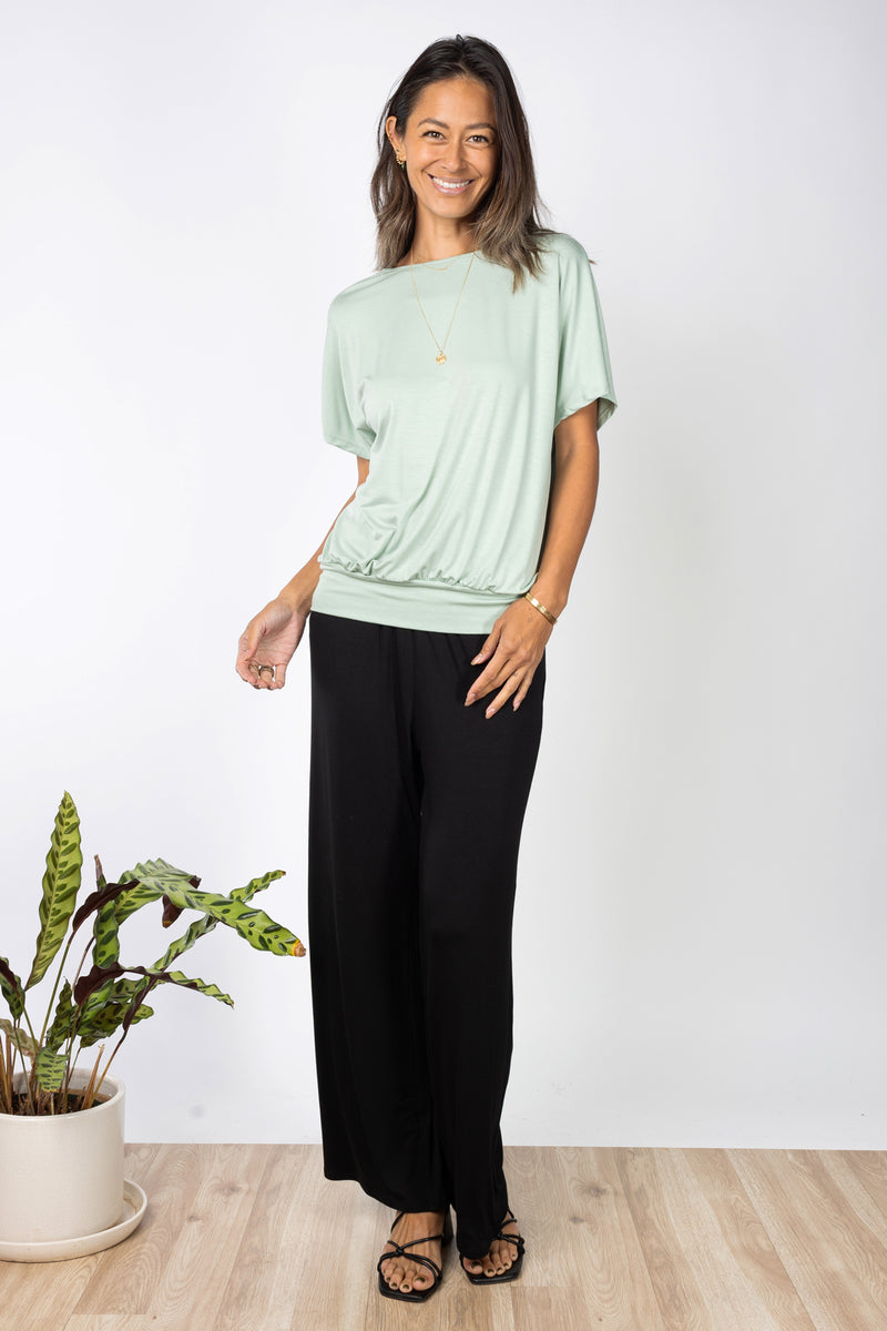 Luna Wrap Top (Seafoam)