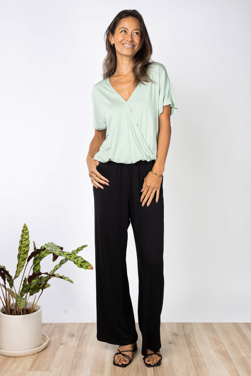 Luna Wrap Top (Seafoam)