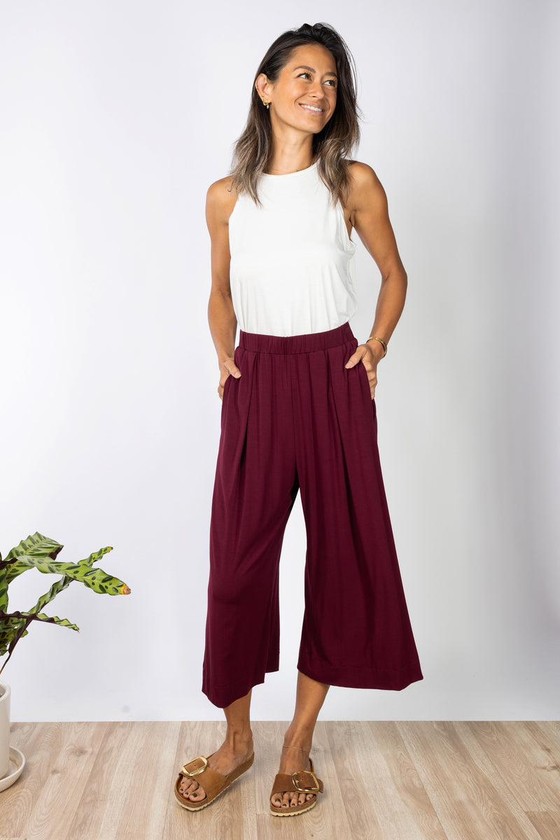 Palmer Culotte (Black Cherry)