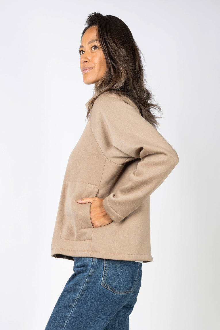 Perry Fleece Jacket (Sand Fleece)