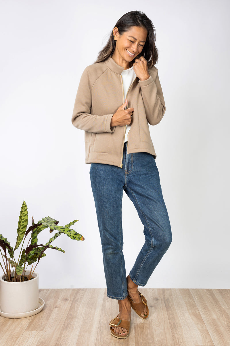 Perry Fleece Jacket (Sand Fleece)