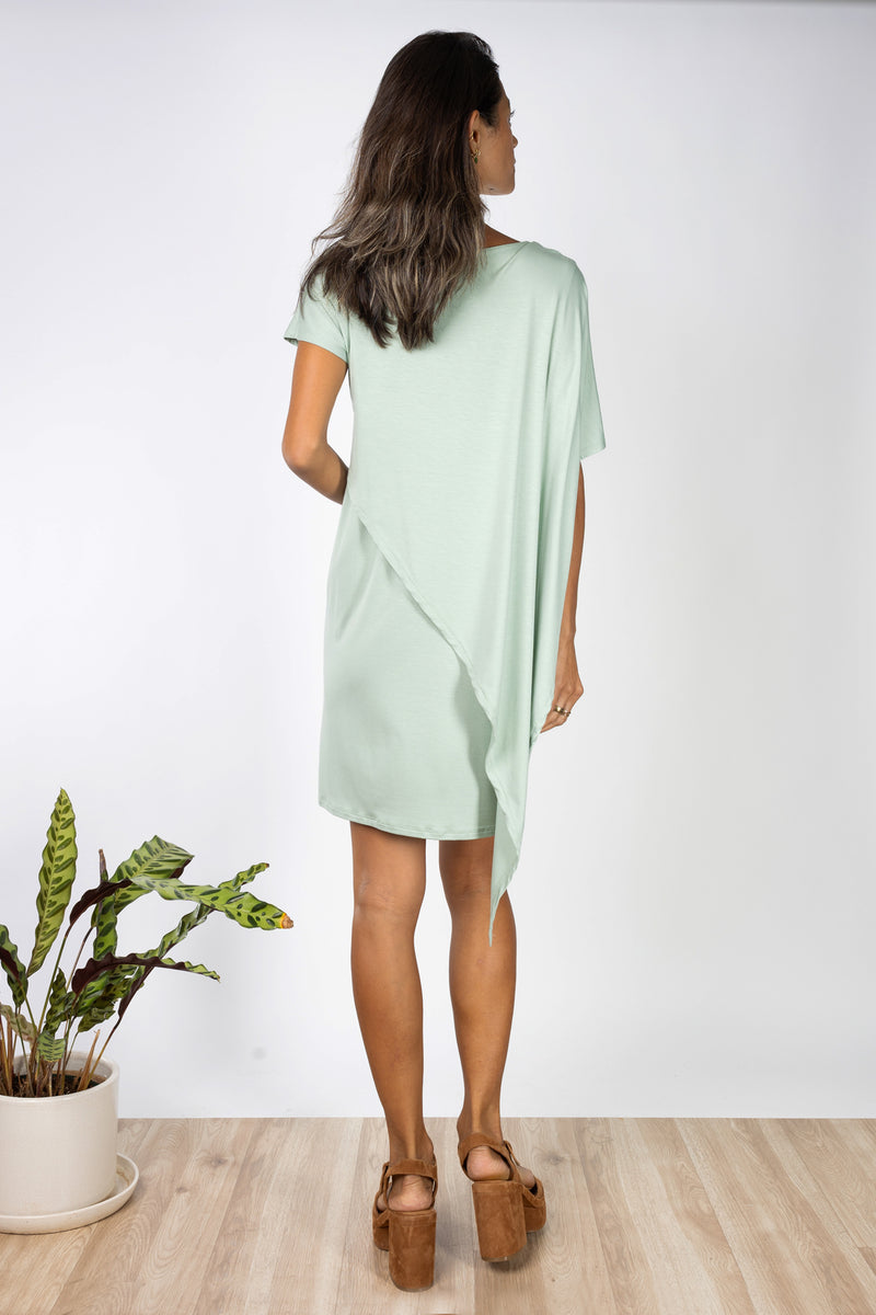 Sienna Asymmetrical Dress (Seafoam) Ten Tomorrow Sienna Asymmetrical Dress (Seafoam) Ten Tomorrow
