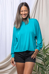 Bella Hoodie (Turquoise) - S