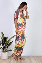 Jade Maxi Kaftan (Naupaka) - XL