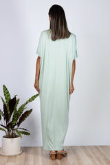 Jade Maxi Kaftan (Seafoam) - XL