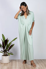 Jade Maxi Kaftan (Seafoam) - XL