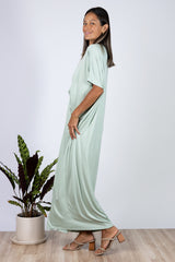 Jade Maxi Kaftan (Seafoam) - XL