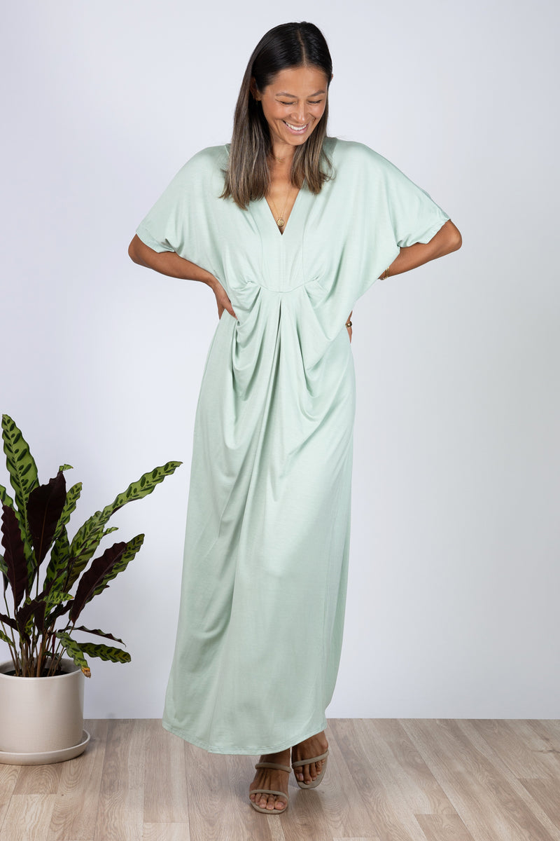 Jade Maxi Kaftan (Seafoam) Ten Tomorrow Jade Maxi Kaftan (Seafoam) Ten Tomorrow