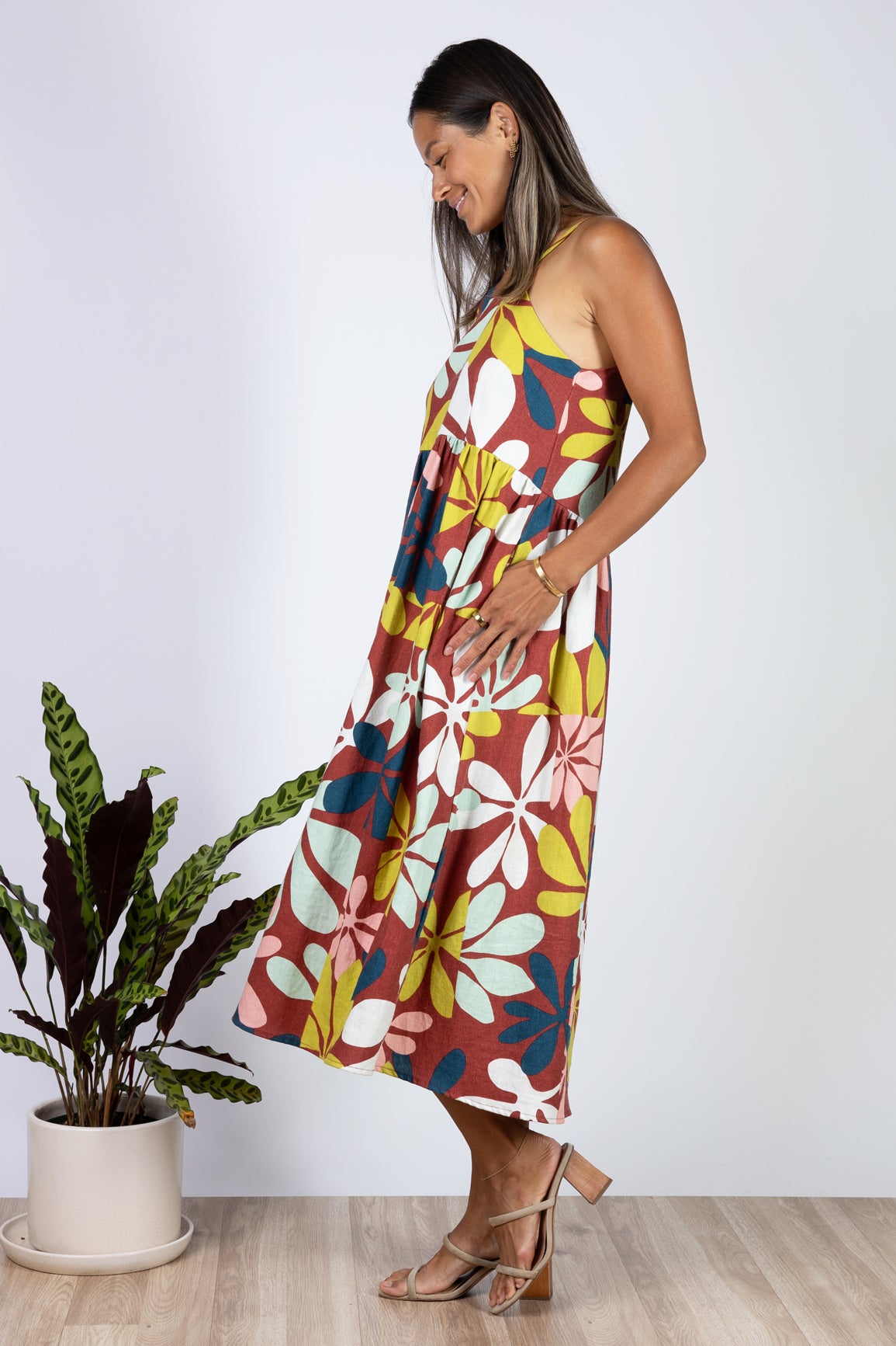 Marni Midi Dress (Naupaka) – Ten Tomorrow