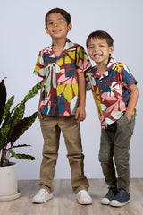 Mini Ronnie Aloha Shirt (Naupaka)