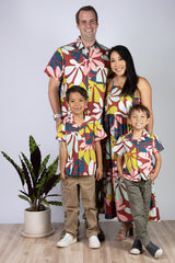Ronnie Men's Aloha Shirt (Naupaka) - M